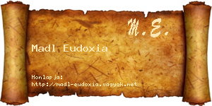 Madl Eudoxia névjegykártya